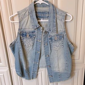Vintage Wash Jean Vest